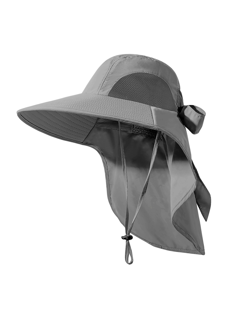 Womens Sun Hat UV Protection, Foldable Waterproof Wide | Drak Gray | Size OS